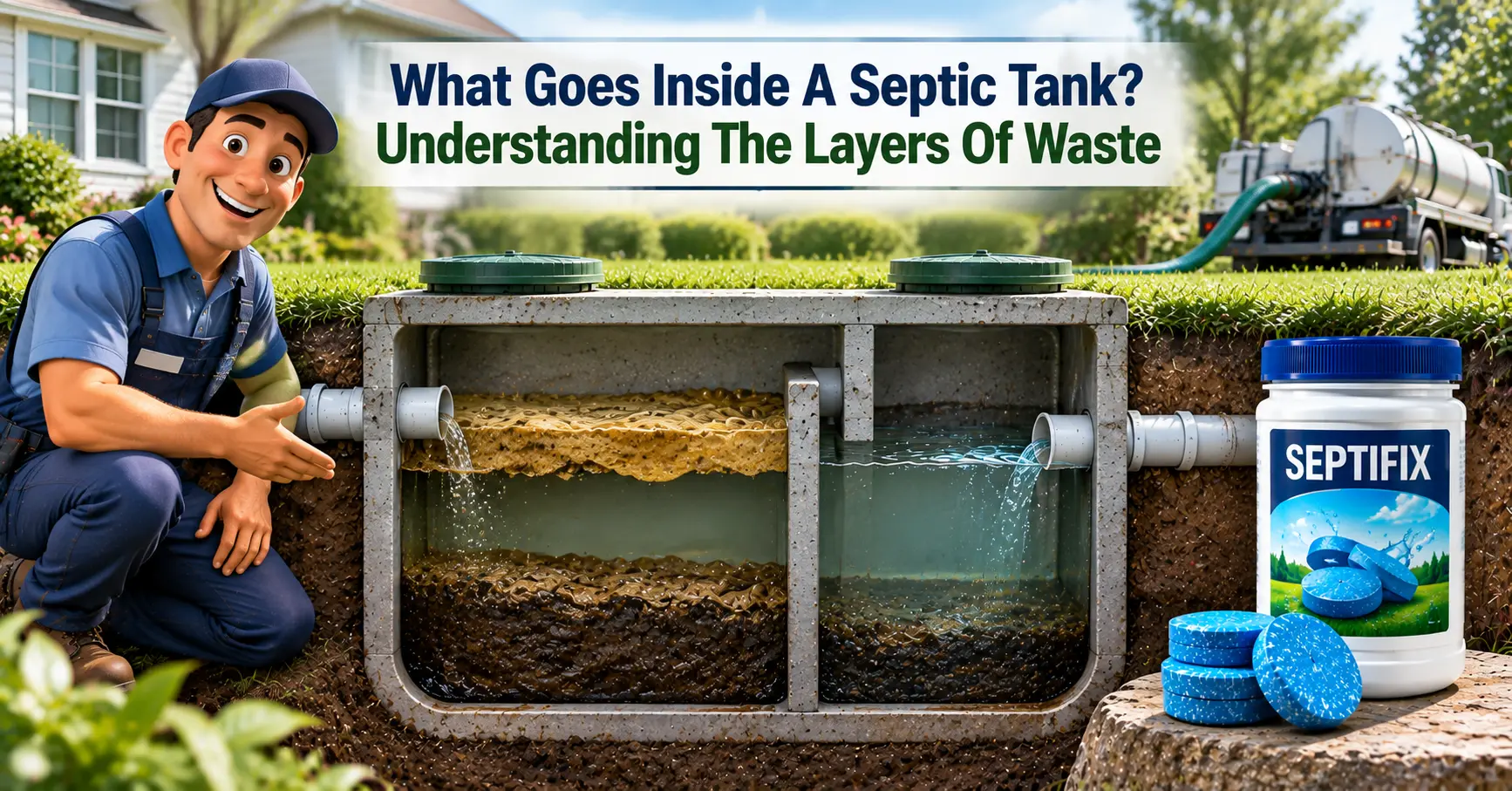 What Goes Inside A Septic Tank
