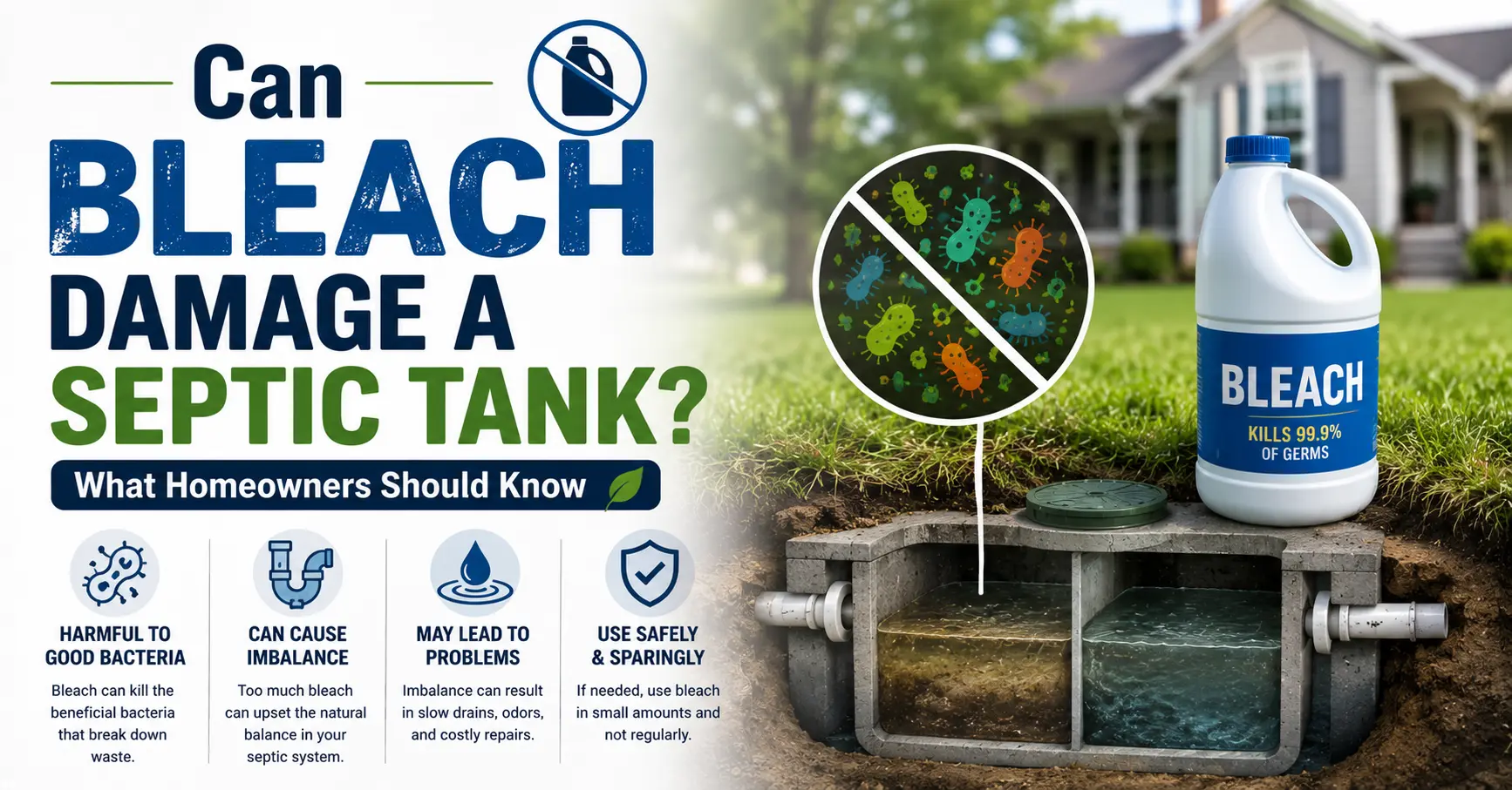 Septifix guide: Can Bleach Damage A Septic Tank