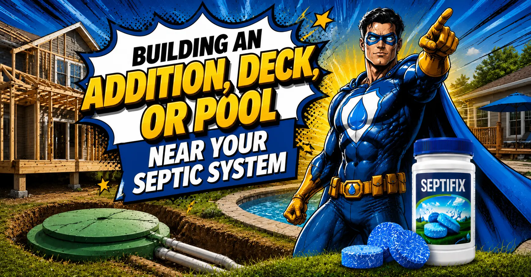 Building An Addition Deck Or Pool Near Your Septic System