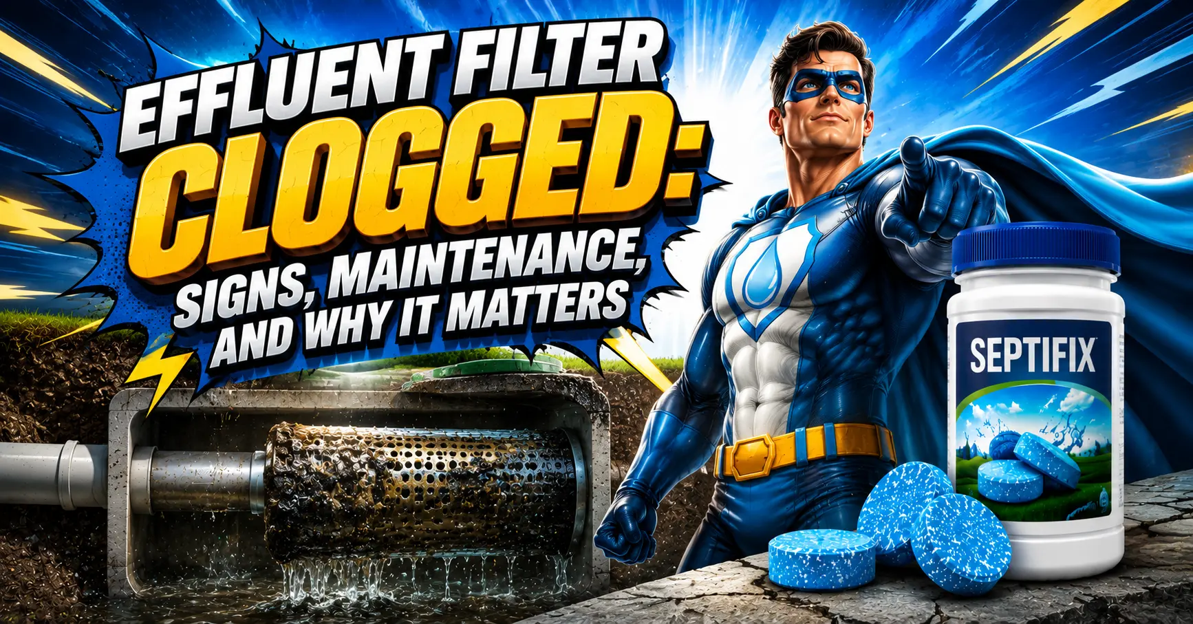 Effluent Filter Clogged
