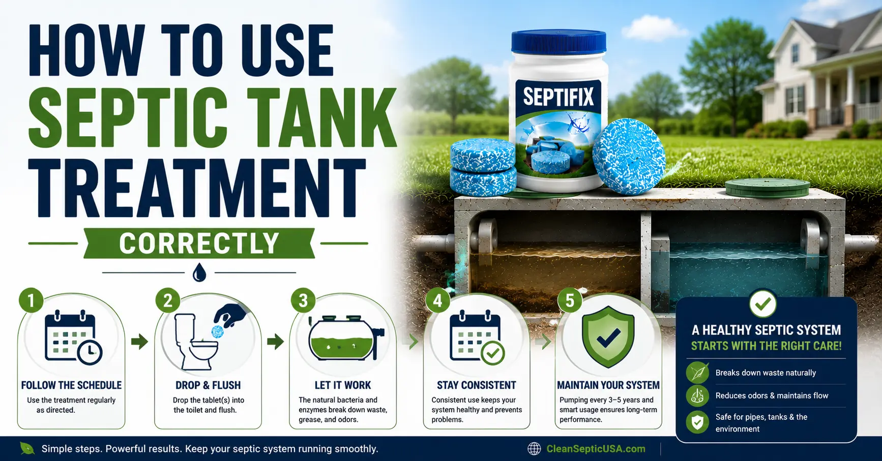 How To Use Septic Tank Treatment Correctly