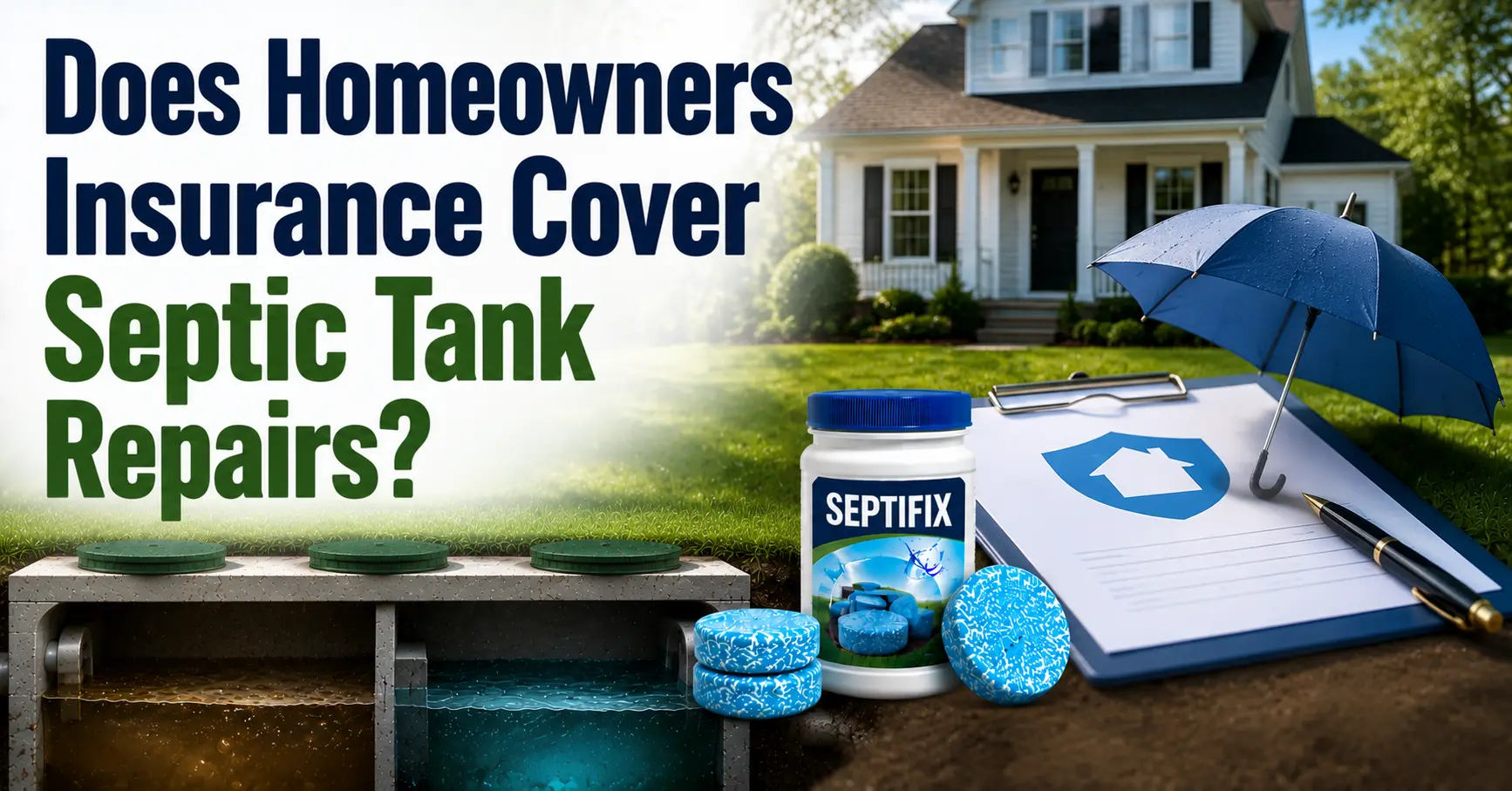 Does Homeowners Insurance Cover Septic Tank Repairs