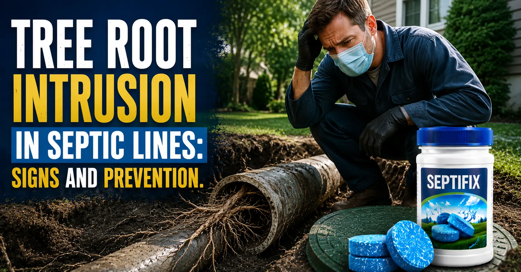 Tree Root Intrusion In Septic Lines