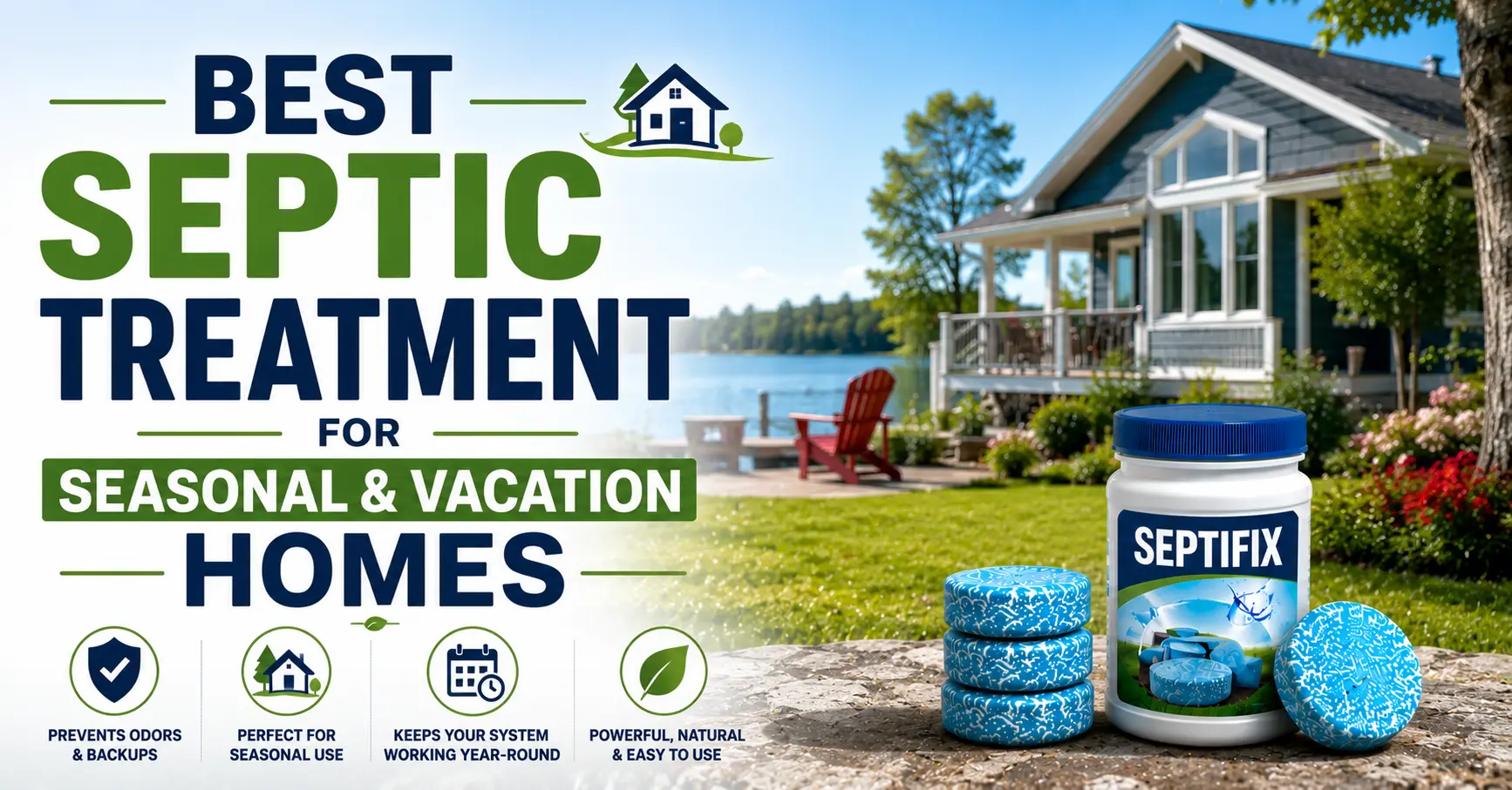 Best Septic Treatment For Seasonal And Vacation Homes
